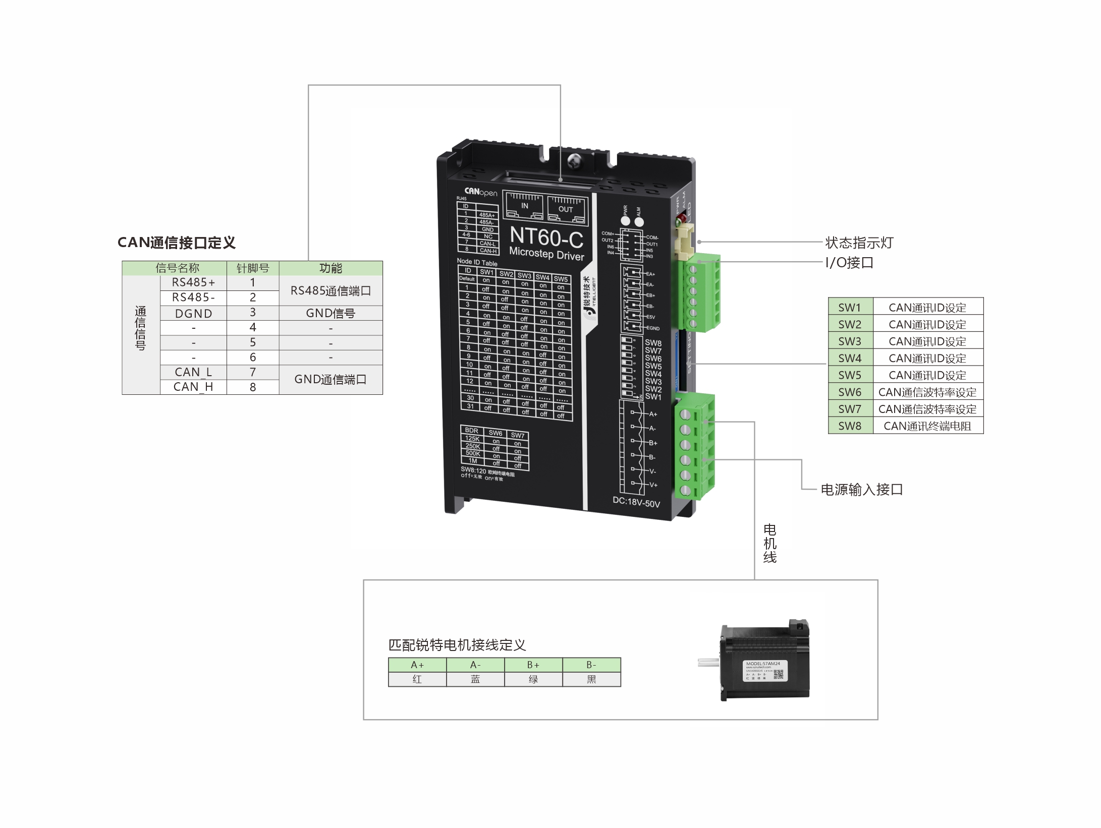 NT60-C驱动器接线示意图