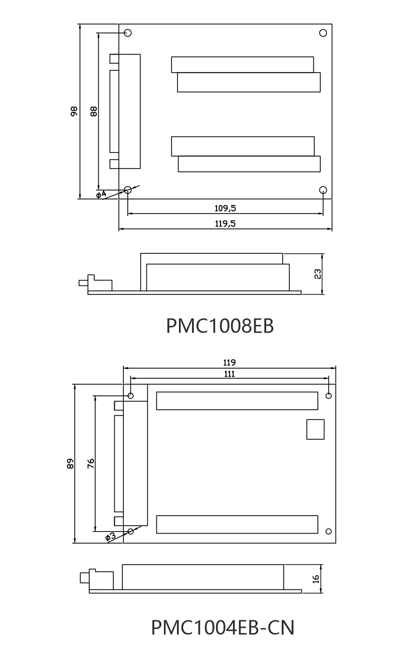PMC1012-P产品尺寸